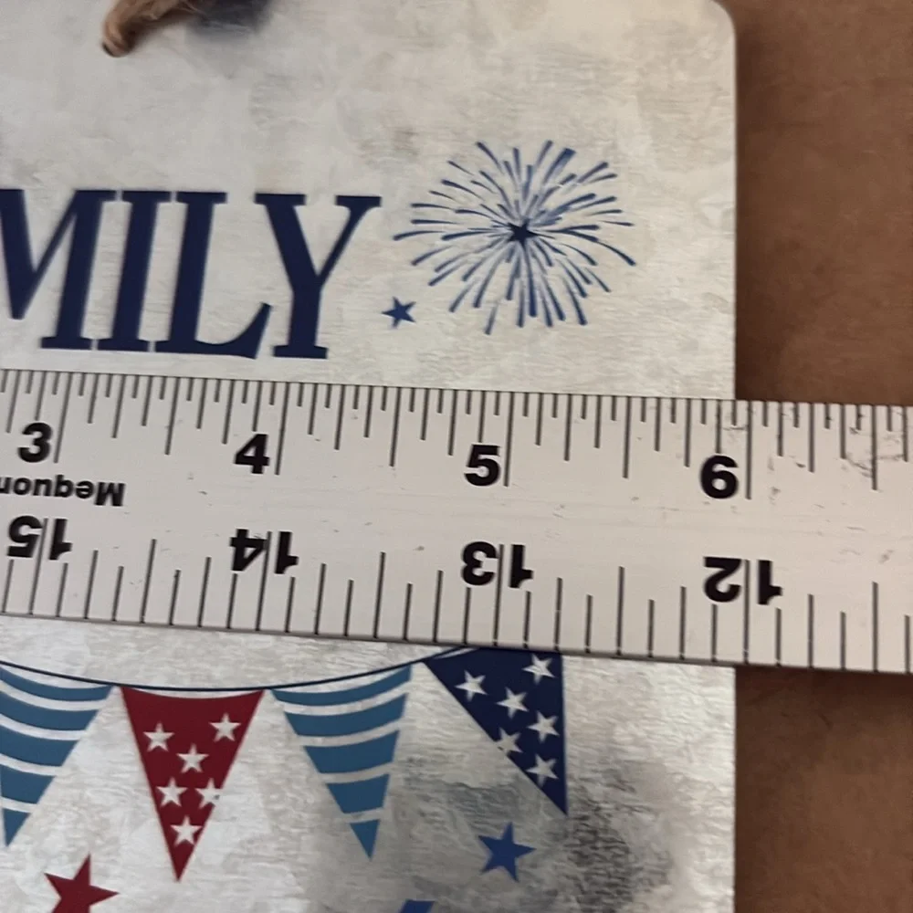 Family Friend and Fireworks Wall Decor